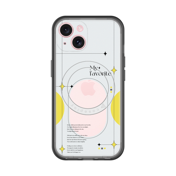 スリムプロテクションプレミアムケース with MagSafe［ オリジナル - チェキケース - イエロー ］