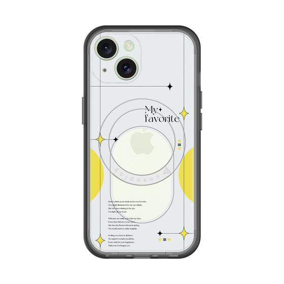 スリムプロテクションプレミアムケース with MagSafe［ オリジナル - チェキケース - イエロー ］