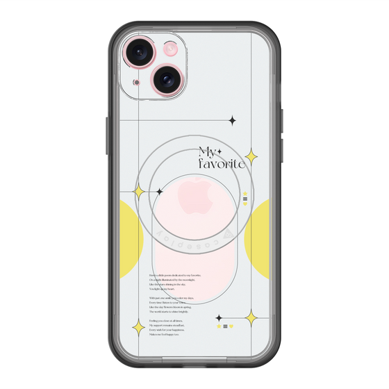 スリムプロテクションプレミアムケース with MagSafe［ オリジナル - チェキケース - イエロー ］