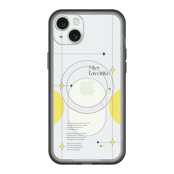 スリムプロテクションプレミアムケース with MagSafe［ オリジナル - チェキケース - イエロー ］