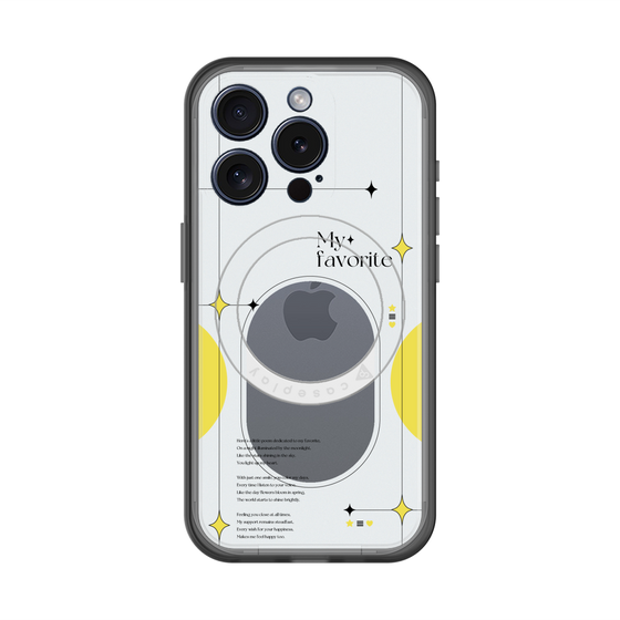 スリムプロテクションプレミアムケース with MagSafe［ オリジナル - チェキケース - イエロー ］