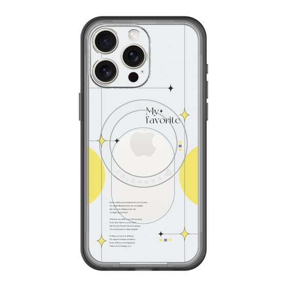 スリムプロテクションプレミアムケース with MagSafe［ オリジナル - チェキケース - イエロー ］