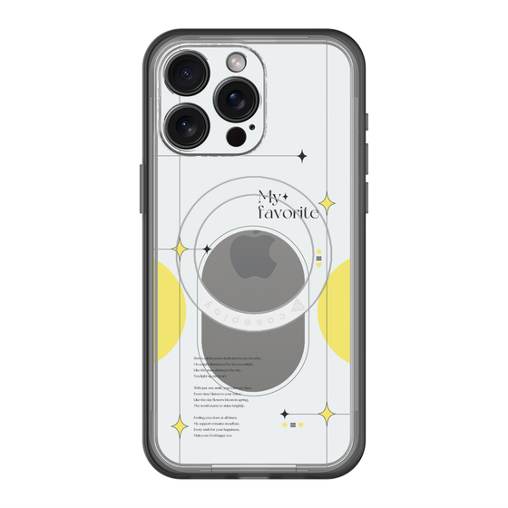スリムプロテクションプレミアムケース with MagSafe［ オリジナル - チェキケース - イエロー ］