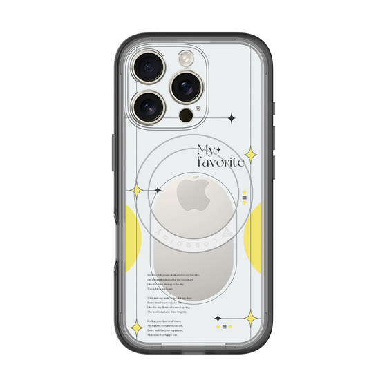 スリムプロテクションプレミアムケース with MagSafe［ オリジナル - チェキケース - イエロー ］