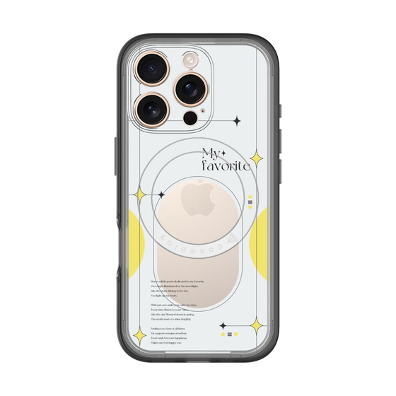 スリムプロテクションプレミアムケース with MagSafe［ オリジナル - チェキケース - イエロー ］