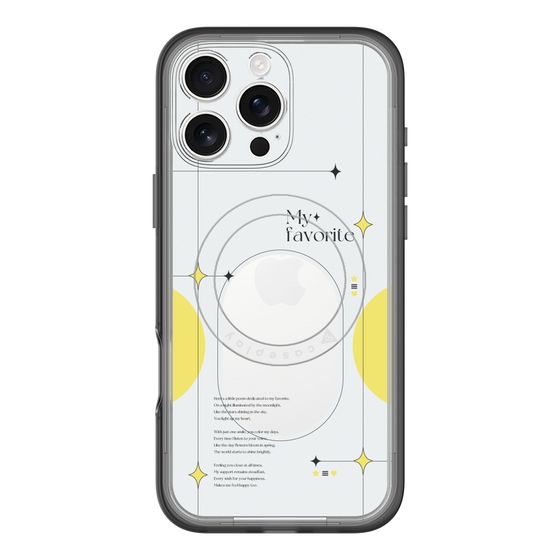 スリムプロテクションプレミアムケース with MagSafe［ オリジナル - チェキケース - イエロー ］