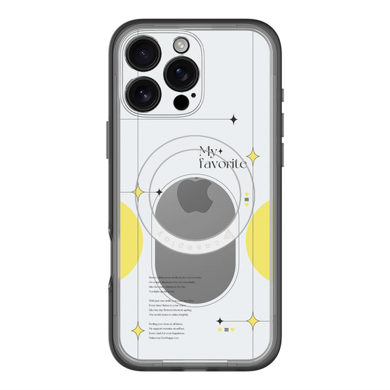 スリムプロテクションプレミアムケース with MagSafe［ オリジナル - チェキケース - イエロー ］