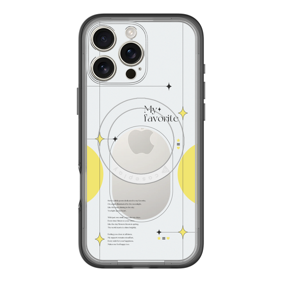 スリムプロテクションプレミアムケース with MagSafe［ オリジナル - チェキケース - イエロー ］