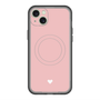 スリムプロテクションプレミアムケース with MagSafe［ オリジナル - 推し色ハート - ピンク ］