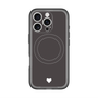 スリムプロテクションプレミアムケース with MagSafe［ オリジナル - 推し色ハート - ブラック ］
