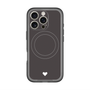スリムプロテクションプレミアムケース with MagSafe［ オリジナル - 推し色ハート - ブラック ］