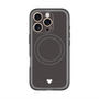 スリムプロテクションプレミアムケース with MagSafe［ オリジナル - 推し色ハート - ブラック ］