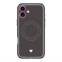 スリムプロテクションプレミアムケース with MagSafe［ オリジナル - 推し色ハート - ブラック ］