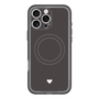 スリムプロテクションプレミアムケース with MagSafe［ オリジナル - 推し色ハート - ブラック ］