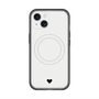 スリムプロテクションプレミアムケース with MagSafe［ オリジナル - 推し色ハート - ホワイト ］