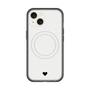 スリムプロテクションプレミアムケース with MagSafe［ オリジナル - 推し色ハート - ホワイト ］