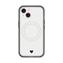 スリムプロテクションプレミアムケース with MagSafe［ オリジナル - 推し色ハート - ホワイト ］