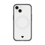 スリムプロテクションプレミアムケース with MagSafe［ オリジナル - 推し色ハート - ホワイト ］