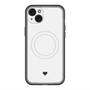 スリムプロテクションプレミアムケース with MagSafe［ オリジナル - 推し色ハート - ホワイト ］