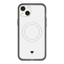 スリムプロテクションプレミアムケース with MagSafe［ オリジナル - 推し色ハート - ホワイト ］