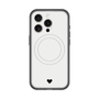 スリムプロテクションプレミアムケース with MagSafe［ オリジナル - 推し色ハート - ホワイト ］