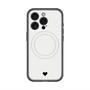 スリムプロテクションプレミアムケース with MagSafe［ オリジナル - 推し色ハート - ホワイト ］