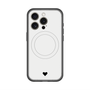 スリムプロテクションプレミアムケース with MagSafe［ オリジナル - 推し色ハート - ホワイト ］