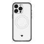 スリムプロテクションプレミアムケース with MagSafe［ オリジナル - 推し色ハート - ホワイト ］