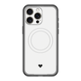 スリムプロテクションプレミアムケース with MagSafe［ オリジナル - 推し色ハート - ホワイト ］