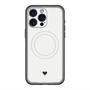 スリムプロテクションプレミアムケース with MagSafe［ オリジナル - 推し色ハート - ホワイト ］