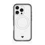 スリムプロテクションプレミアムケース with MagSafe［ オリジナル - 推し色ハート - ホワイト ］