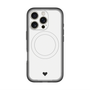 スリムプロテクションプレミアムケース with MagSafe［ オリジナル - 推し色ハート - ホワイト ］