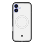 スリムプロテクションプレミアムケース with MagSafe［ オリジナル - 推し色ハート - ホワイト ］