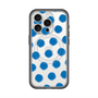 スリムプロテクションプレミアムケース with MagSafe［ オリジナル - 推し色水玉 - ブルー ］