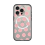 スリムプロテクションプレミアムケース with MagSafe［ オリジナル - 推し色水玉 - ピンク ］