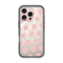 スリムプロテクションプレミアムケース with MagSafe［ オリジナル - 推し色水玉 - ピンク ］