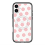 スリムプロテクションプレミアムケース with MagSafe［ オリジナル - 推し色水玉 - ピンク ］