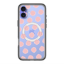 スリムプロテクションプレミアムケース with MagSafe［ オリジナル - 推し色水玉 - ピンク ］