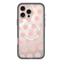 スリムプロテクションプレミアムケース with MagSafe［ オリジナル - 推し色水玉 - ピンク ］