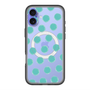スリムプロテクションプレミアムケース with MagSafe［ オリジナル - 推し色水玉 - グリーン ］