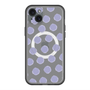 スリムプロテクションプレミアムケース with MagSafe［ オリジナル - 推し色水玉 - パープル ］
