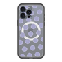 スリムプロテクションプレミアムケース with MagSafe［ オリジナル - 推し色水玉 - パープル ］