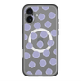 スリムプロテクションプレミアムケース with MagSafe［ オリジナル - 推し色水玉 - パープル ］