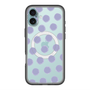 スリムプロテクションプレミアムケース with MagSafe［ オリジナル - 推し色水玉 - パープル ］