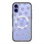 スリムプロテクションプレミアムケース with MagSafe［ オリジナル - 推し色水玉 - パープル ］
