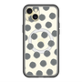 スリムプロテクションプレミアムケース with MagSafe［ オリジナル - 推し色水玉 - ブラック ］