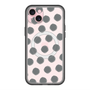 スリムプロテクションプレミアムケース with MagSafe［ オリジナル - 推し色水玉 - ブラック ］