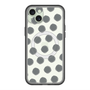 スリムプロテクションプレミアムケース with MagSafe［ オリジナル - 推し色水玉 - ブラック ］