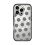 スリムプロテクションプレミアムケース with MagSafe［ オリジナル - 推し色水玉 - ブラック ］