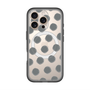 スリムプロテクションプレミアムケース with MagSafe［ オリジナル - 推し色水玉 - ブラック ］